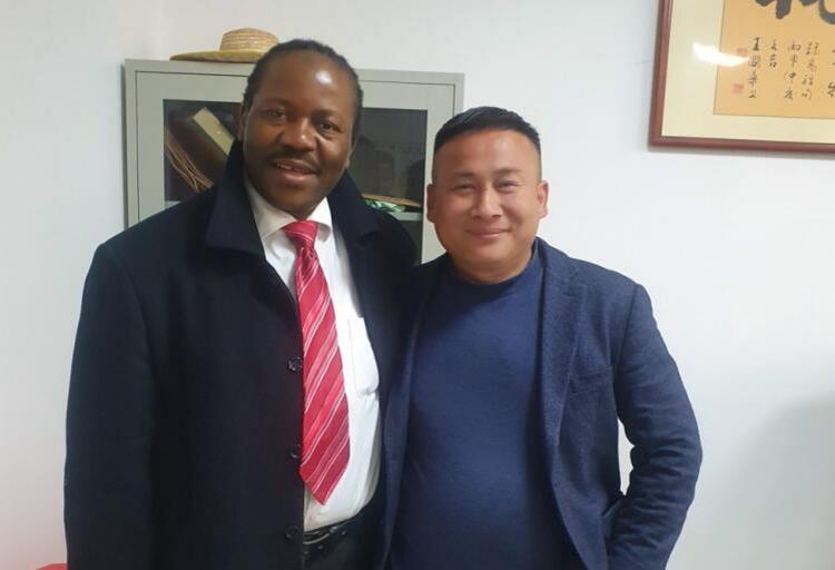 with the CEO of a large copper Concentrate factory in Da Ye China