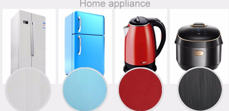 Brush Pattern Film Laminated Steel Coil / Sheet for Refrigerator Brush Pattern Film Laminated Steel Coil / Sheet for Refrigerator